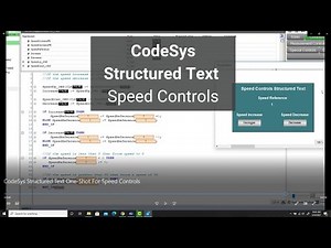 CodeSys Structured Text One Shot For Speed Controls 2021 | F_Trig Instruction