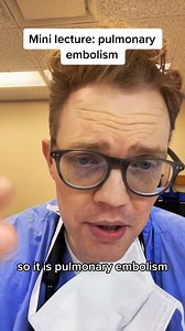 69K views · 1.3K reactions | Mini lecture: pulmonary embolism #pulmonaryembolism | Icu Doctor | Facebook