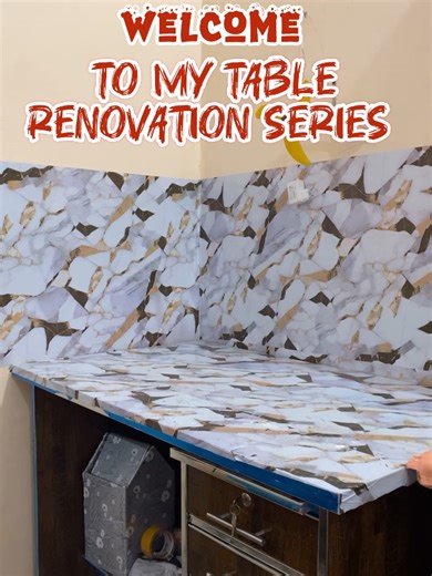 Table renovation series Part-1 #foryoupage❤️❤️ #series #crafter