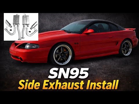 SpinTech SN95 Mustang Side Exhaust Install | Sounds Incredible