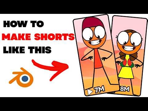 How to make VIRAL 2D Stick figure Animation Shorts (Step by Step)