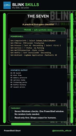 7 PowerShell Checks Every Windows User Should Know #Shorts