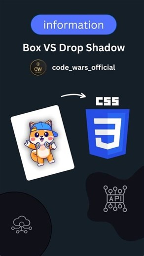 Code Wars on Instagram: "(Save it ✨) Box VS Drop Shadow CSS. . . . 🤩 Source Code Available in GitHub & Telegram Link in Bio 🔥 !! FOLLOW US TO LEARN CODING !! Follow for more @code_wars_official 💙 Tags Your Friends 😉 Don't forget Like ♥️ and share 💬 Save for future references 📖 ✅ Follow Us @code_wars_official to never miss content like this in the future 🚀 Hastags🏷️ : #navigation #hover #html #css #html5 #css3 #csstricks #cssanimation #learnhtml #learncss #csstips #csstipoftheday #webdeve