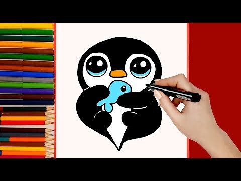 How to Draw a Cute Penguin Easy
