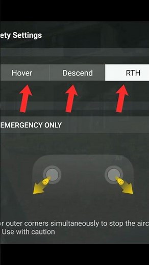 How to set the RTH on DJI RC2