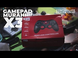 Unboxing Gamepad X3 Bluetooth | Terbaca di Android "M100" (Terios T3)