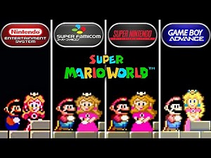 Evolution of Mario Rescuing Princess Peach in Super Mario World