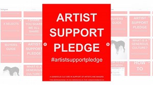 Artist Support Pledge: connecting artists and art lovers all over the world