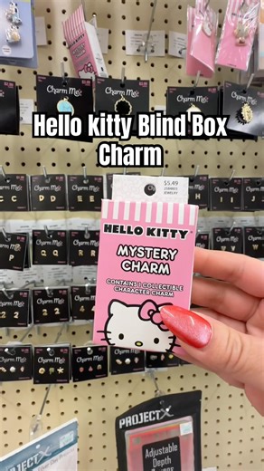 Hello Kitty DIY jewelry charms at Hobby Lobby 💖 #hellokitty #hellokittyfinds #sanrio #hobbylobby