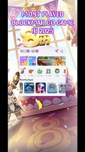 The Most PLAYED Blockman GO Games in 2025! #blockman #blockmango