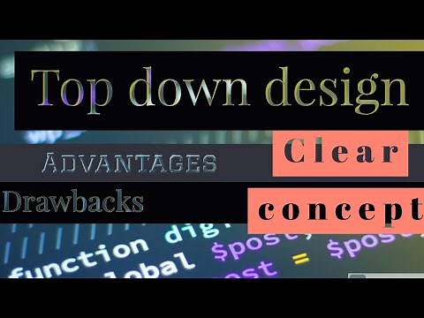 #17: Top down design |advantages and drawbacks of top down approach | #topdown #mcs011 #clanguage