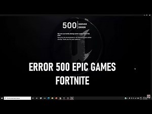 Como reparar error 500 en Fortnite Epic Games al no dejar descargar nuevos juegos