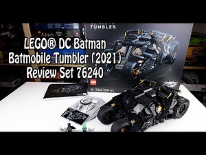 Review LEGO Batmobile Tumbler (2021) - Batman-Set 76240