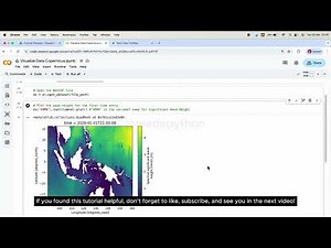 How to plot Marine Copernicus Dataset using Python Google Colab
