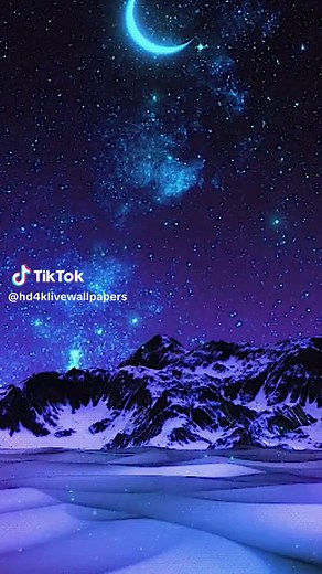 Blue Aesthetic Live Wallpaper in 4K HD - Moon & Celeste Tones