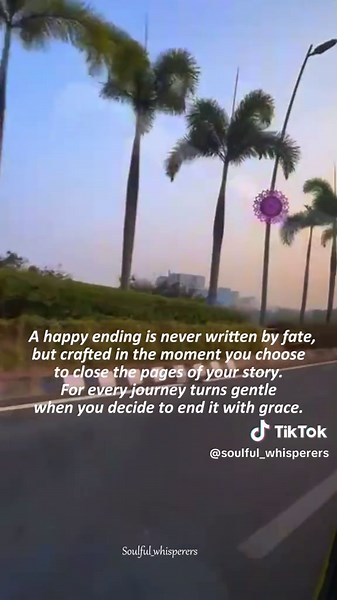 A happy ending is never written by fate, but crafted in the moment you choose to close the pages of your story. For every journey turns gentle when you decide to end it with grace. Your happy ending begins where you choose to close your story. Choose your ending with wisdom— because the final chapter defines the whole tale. ✨ Sometimes the power isn’t in the beginning, but in how beautifully you choose to end. 💫 [positive mindset, life wisdom, self growth, healing journey, inspirational quotes,
