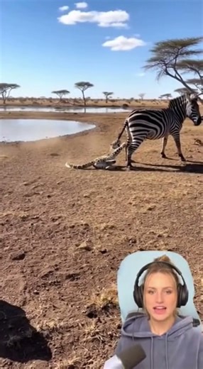 Snow Leopard hunting play with zebra #zebra #leopard #animals #wildlife