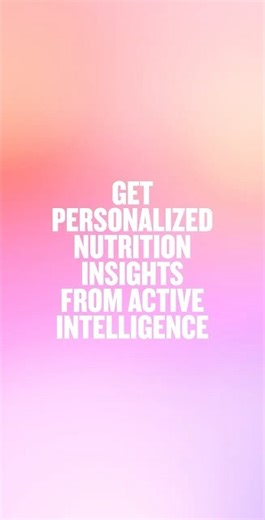 Nutrition tracking unlocked in Garmin Connect