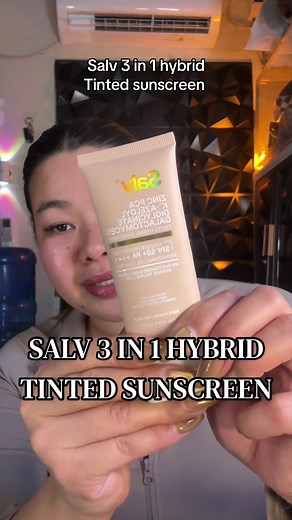 Salv 3 in 1 Hybrid Tinted Sunscreen Review