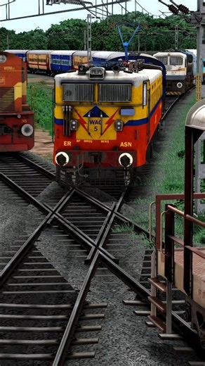 WAG 5 Honking Railroad Crossing 1 l Train Simulator Games Videos #trainsimulator #train #traingame