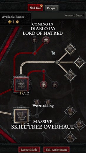 Explore the New Skill Tree System in Diablo IV: Lord of Hatred