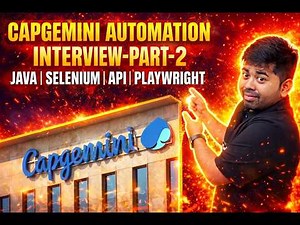 Capgemini Automation Testing Interview Q&A | Java, Selenium, API | Part 2