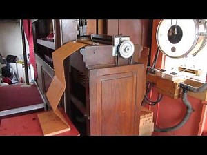 Fairground organ plays from punched cards