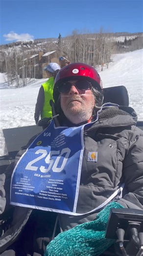 14K views · 676 reactions | Bill, U.S. Air Force Veteran and first-timer at the DAV #wintersportsclinic, just skied Snowmass Mountain with the help of volunteers and adaptive equipment. Bill shares what this event means to him as a Veteran living with ALS. | Delta Dental Insurance Company | Facebook