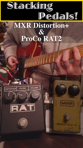 MXR Distortion+ & ProCo Rat2 w/ Yamaha Pacifica Single Cutaway #guitar #fractalaudio