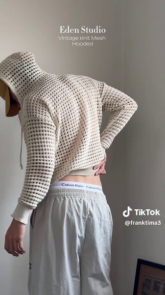 Knit Mesh Hooded Outfits for Stylish Summer Looks