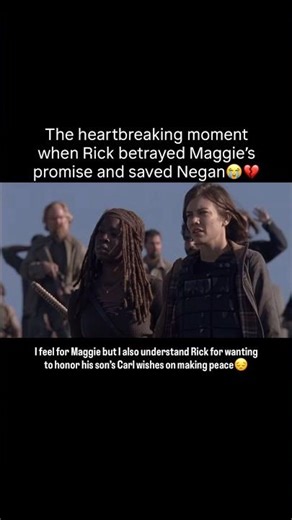 Rick saves Negan (season 8 episode 16)😔 #thewalkingdead #rickgrimes