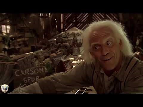 Back to the future III Train model scene