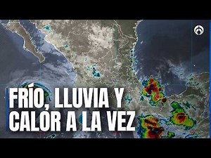 Today's weather in Mexico: Cold Front 41 brings heavy rain and a drop in temperature