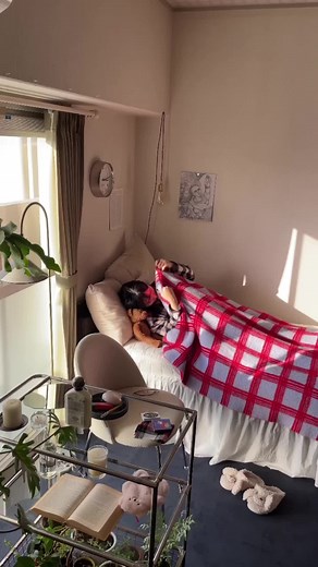 休日の一人暮らしモーニングルーティン(時刻は午後3時です)#fyp #roomvlog #minivlog #morningroutine #morningvibes #おすすめ #部屋