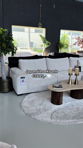 Japandi Hoekbank aanbieding voor €1895