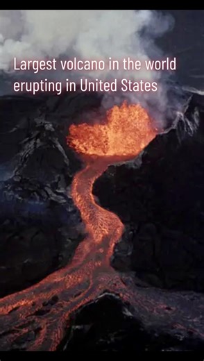 Massive Volcano Eruption in America After 40 Years