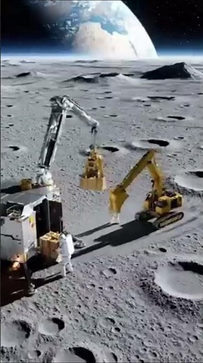 Lunar Construction Tech 🚀 | How Machines Will Build Moon Bases