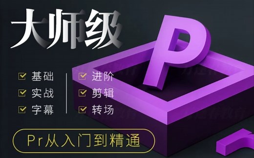 【Pr教程】全套Pr零基础入门到就业教程，从小白进阶成为剪辑大师之路