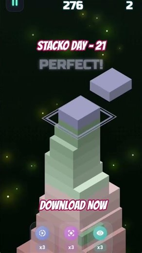 Stacko Day Challenge #stacko #games #stack #gaming #gameplay #level #puzzle #insane
