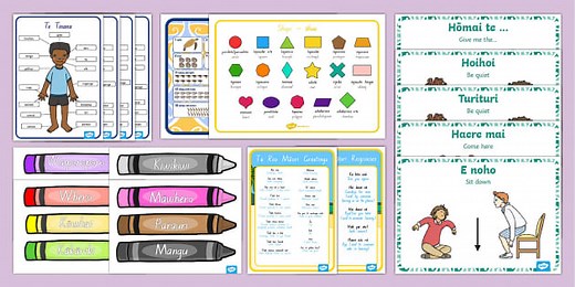 Basic Te Reo Māori Vocabulary Resource