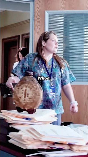 How messy was the doctor’s office? After the nurse tidied it up, it looked like a different room.