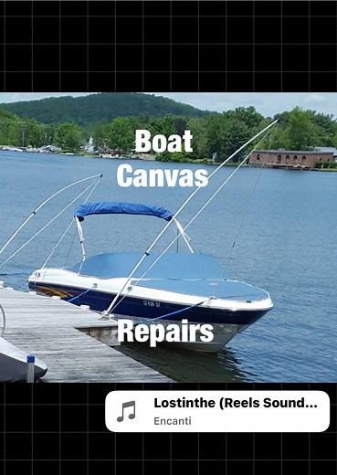Boat Canvas Repairs. Need canvas repairs for your boat? Now is the time to get repairs done. Leave a comment or message to Request a Quote today. Thanks, Rick. #peterboroughontario #boatcanvas #boatcovers #peterboroughontario | Ultimate Boat Covers