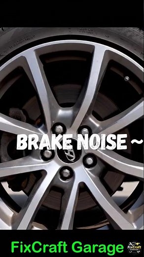 Squeaky Brakes Fix This Now! 😳 #carrepair #automobile #cheapcarfix #carhacks #diycarrepair #car #diy