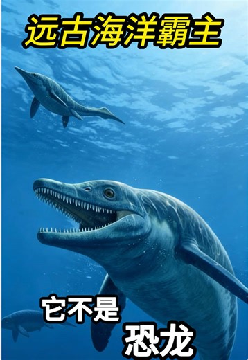 它不是恐龙：统治史前海洋的真正掠食者 #科普 #大自然 #ichthyosaur #ocean #fyp