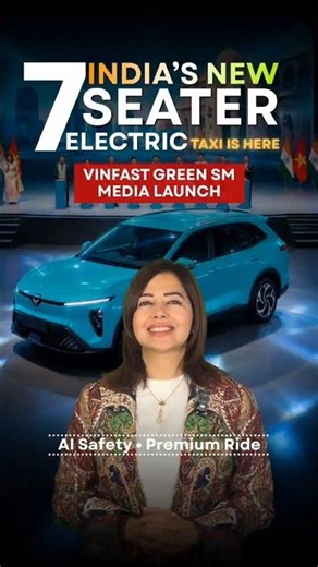 VinFast Limo Green in India | New Electric Taxi Service in Delhi-NCR ‪@VinFastIndia‬
