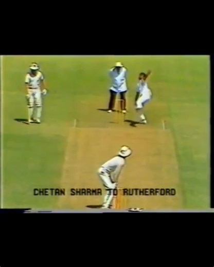 The odd thing was what followed Chetan Sharma's hat-trick. This was a match India needed to win in with a run rate of about 5.25 to make sure it qualified for the semi-finals ahead of Australia and got a home match against England, instead of travelling to Lahore to play Pakistan (even though we had beaten Pakistan in the match played to inaugurate the tournament a few weeks earlier). In those days, scoring about 5 an over was challenging (big boundaries, fewer field restrictions and so on), so 