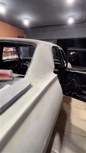 The 67 Impala body shop is getting its bodywork done!