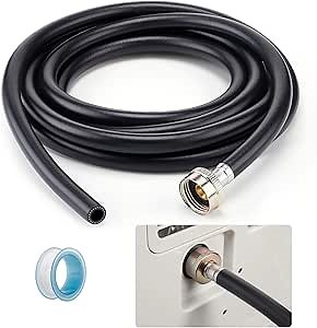 Leakproof Dehumidifier Drain Hose 3/4" FHT - 12 FT Thickened Dehumidifier Hose with Rustproof Durable Connector, No Kink and Easily Coilable, Fits for Most of Dehumidifiers