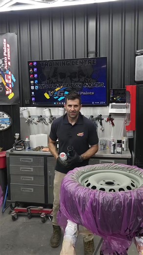 check it out. Painting wheels with our wheel kit.