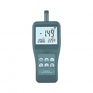 Dew Point Temperature Tester Ambient Temperature Relative Humidity Wet Bulb Temperature Absolute Humidity PPM Thermocouple Surface Temperature Measurement with LCD Display